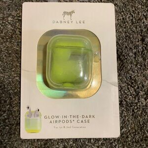 Dabney Lee Glow-In-The-Dark AirPods Case For 1st & 2nd Generation‎ NEW Keyring